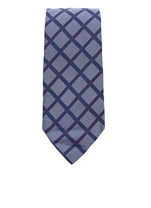 Cravate bleu HERMES pour homme