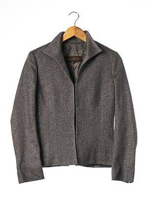 Veste chic manches longues gris APOSTROPHE femme