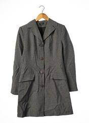Manteau long gris SUD EXPRESS pour femme seconde vue