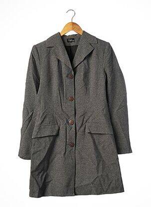 Manteau long gris SUD EXPRESS pour femme