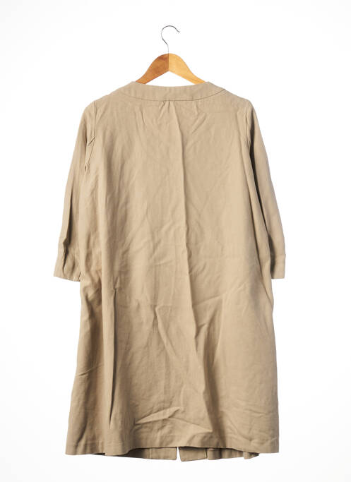 Manteau long beige COMPTOIR DES COTONNIERS pour femme