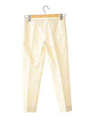 Pantalon 7/8 coupe cigarette taille normale beige P.A.R.O.S.H. femme