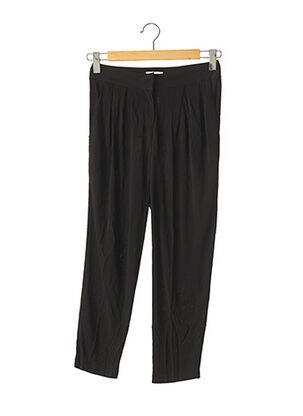 Pantalon 7/8 taille haute taille haute noir ADAM LIPPES femme