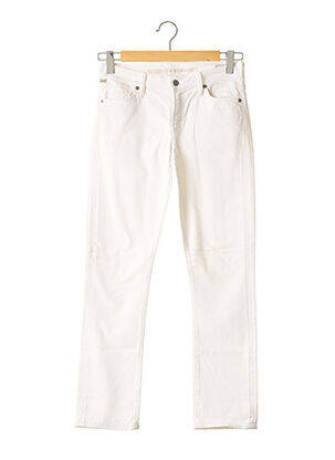 Jeans coupe droite stretch taille basse beige CITIZENS OF HUMANITY femme