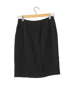Jupe mi-longue taille à pinces noir CARACTERE femme