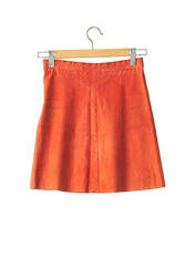Jupe courte orange STOULS pour femme seconde vue