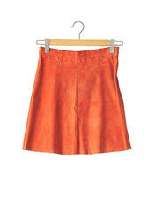 Jupe courte orange STOULS pour femme seconde vue