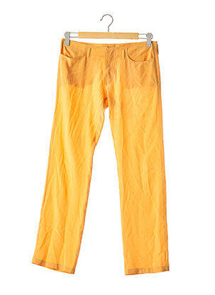 Pantalon droit orange FENDI pour femme