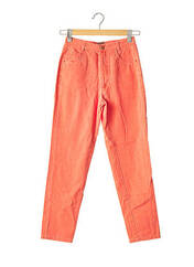 Pantalon droit orange SLACKS AND TROUSERS pour femme seconde vue