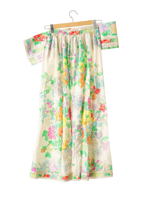 Jupe longue beige LEONARD PARIS pour femme