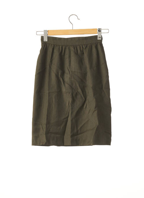 Jupe mi-longue vert MANI pour femme