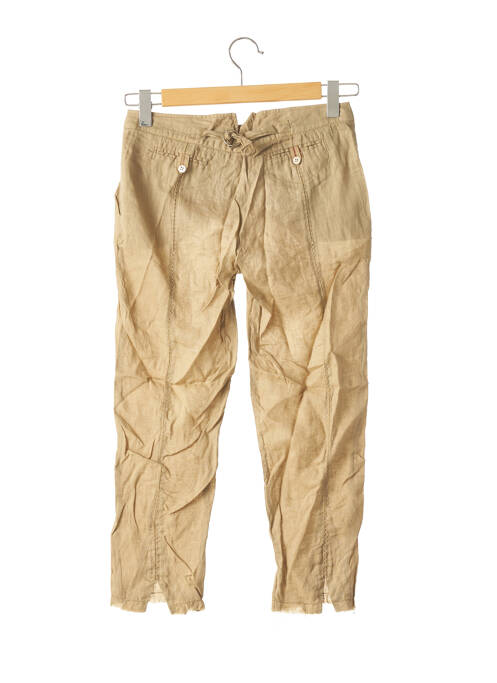 Pantalon 7/8 beige GAETANO NAVARRA pour femme