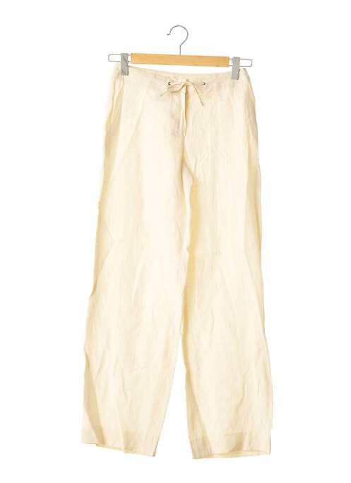 Pantalon droit beige MAXMARA pour femme