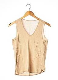 Pull coupe cintrée sans manche beige ALDO MARTIN'S femme