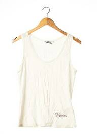 Débardeur stretch sans manche beige ALFAKAPPA femme