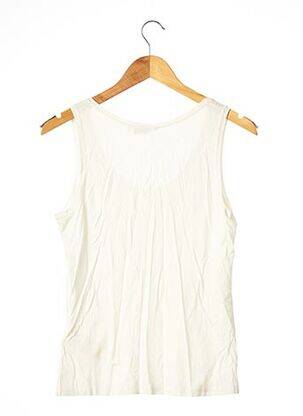 Débardeur stretch sans manche beige ALFAKAPPA femme