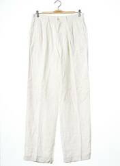 Pantalon large blanc ARMANI pour femme seconde vue