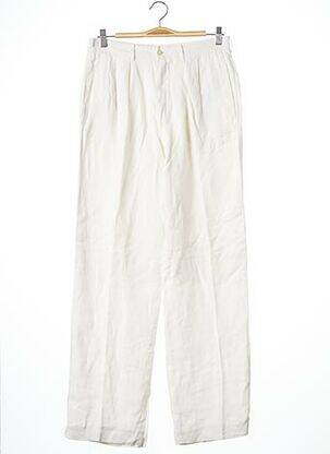 Pantalon large blanc ARMANI pour femme