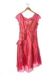 Robe mi-longue sans manche sans manche rose MARITHE & FRANCOIS GIRBAUD femme