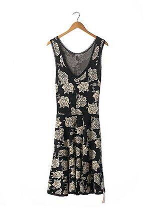 Robe pull col v sans manche noir ZAC POSEN femme