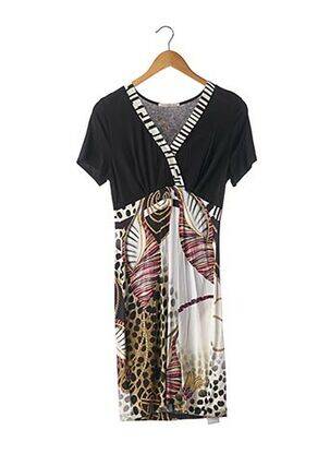 Robe courte manches courtes manches courtes noir FERAUD femme