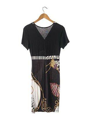 Robe courte manches courtes manches courtes noir FERAUD femme