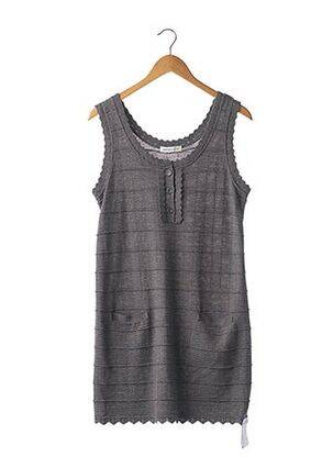 Robe pull coupe droite sans manche gris SEE BY CHLOÉ femme