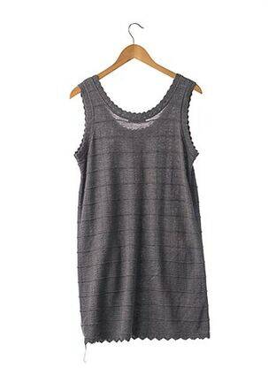 Robe pull coupe droite sans manche gris SEE BY CHLOÉ femme