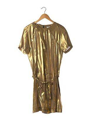 Robe mi-longue manches courtes manches courtes beige GERARD DAREL femme