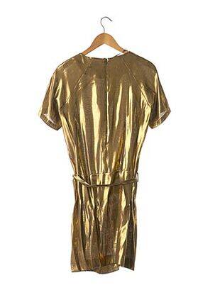 Robe mi-longue manches courtes manches courtes beige GERARD DAREL femme