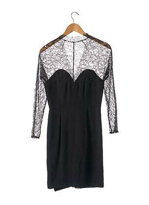 Robe courte manches longues manches longues noir CATHERINE MALANDRINO femme