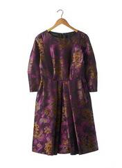 Robe mi-longue violet CAROLINA HERRERA pour femme seconde vue