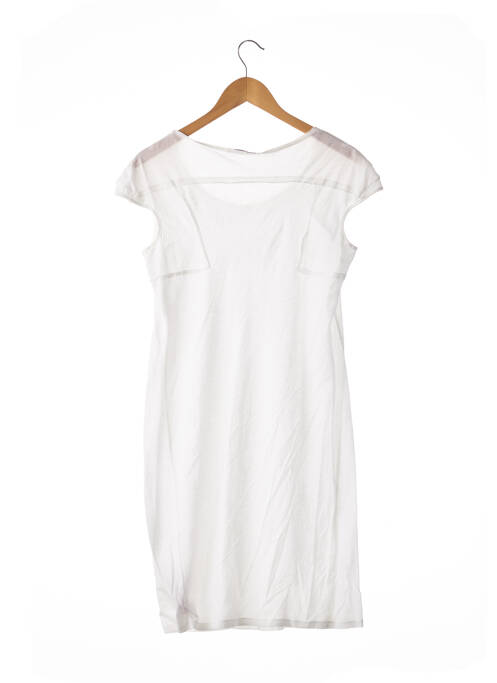 Robe courte manches courtes manches courtes blanc MARITHE & FRANCOIS GIRBAUD femme