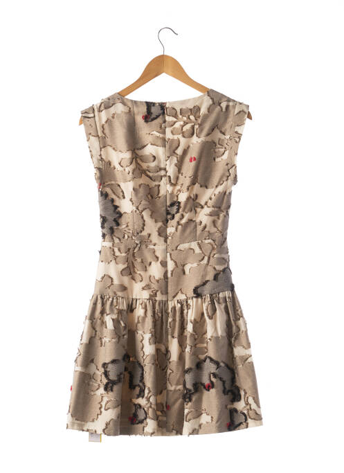 Robe courte beige PAULE KA pour femme