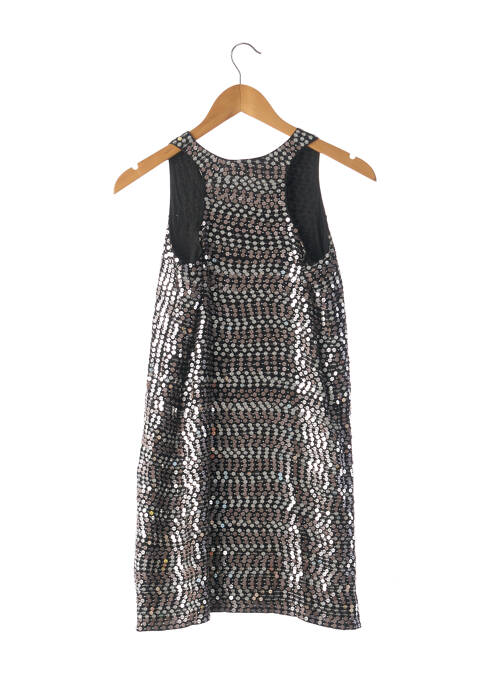 Robe courte gris DINO E LUCIA pour femme