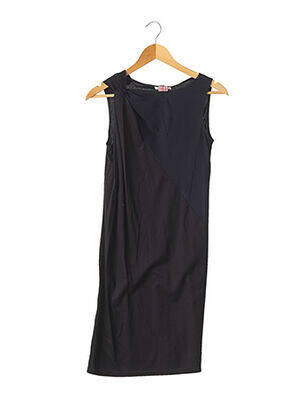 Robe mi-longue sans manche sans manche bleu PAULE KA femme
