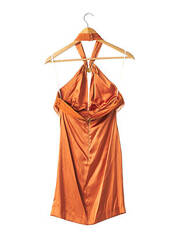 Robe courte orange ROBERTO CAVALLI pour femme seconde vue