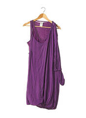 Robe mi-longue violet CHLOE pour femme seconde vue
