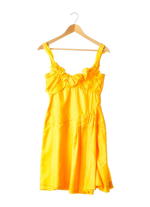 Robe courte jaune CELINE pour femme