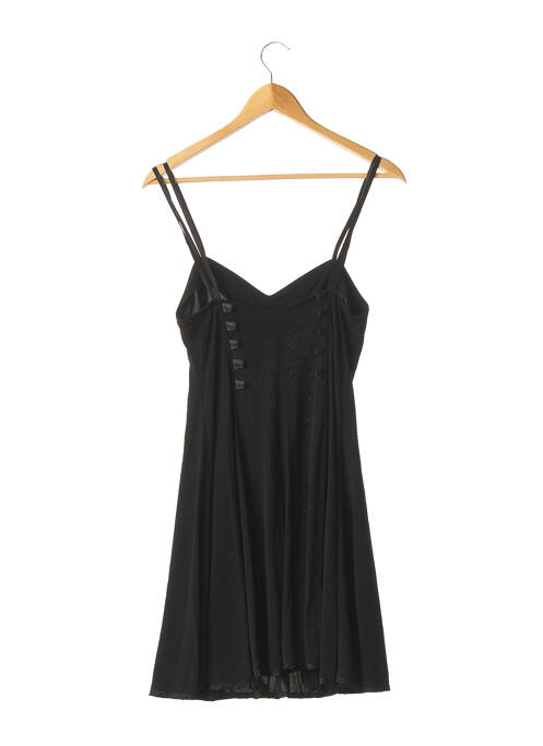 Robe courte noir PAOLINA pour femme