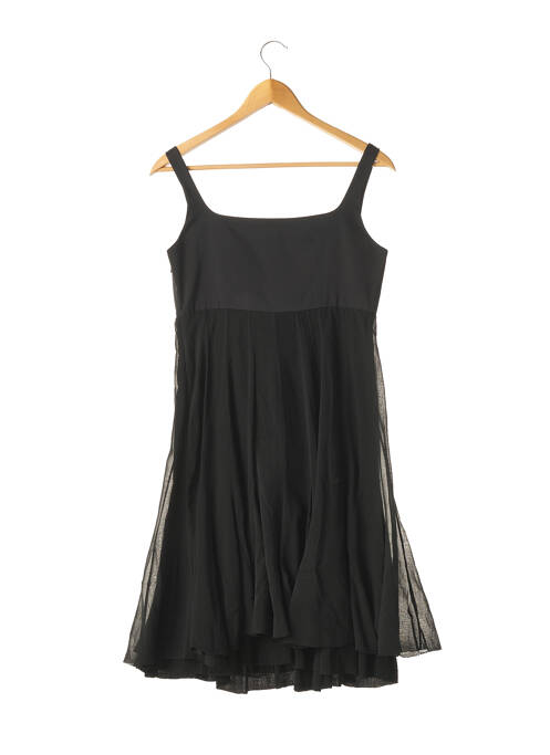 Robe mi-longue noir PAULE KA pour femme