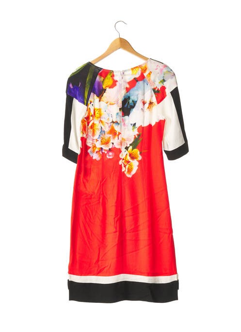 Robe mi-longue rouge CAVALLI pour femme