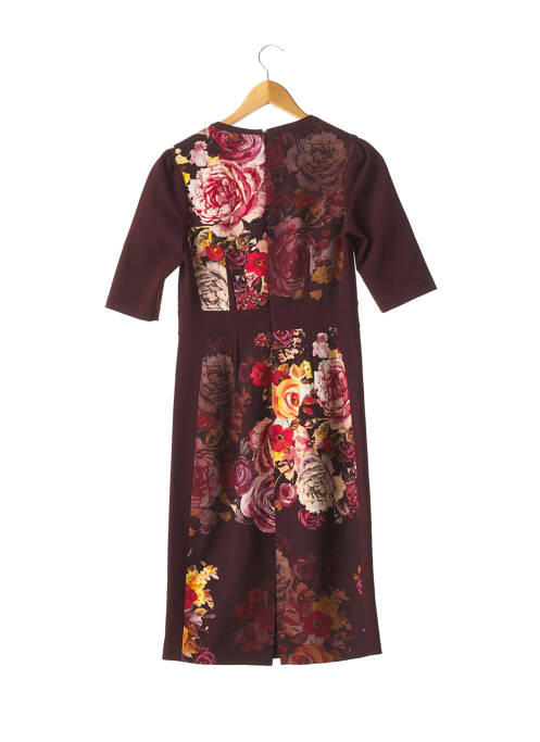 Robe mi-longue rouge RICKIE FREEMAN TERI JON pour femme