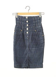Jupe mi-longue taille haute bleu FAITH CONNEXIONS femme