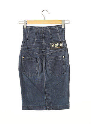 Jupe mi-longue taille haute bleu FAITH CONNEXIONS femme