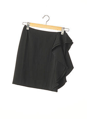 Jupe courte fermeture zippée au dos noir VALENTINO femme