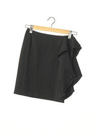 Jupe courte fermeture zippée au dos noir VALENTINO femme