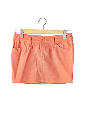 Jupe courte poches orange JEAN PAUL GAULTIER femme