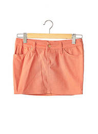 Jupe courte poches orange JEAN PAUL GAULTIER femme