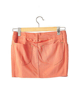 Jupe courte poches orange JEAN PAUL GAULTIER femme